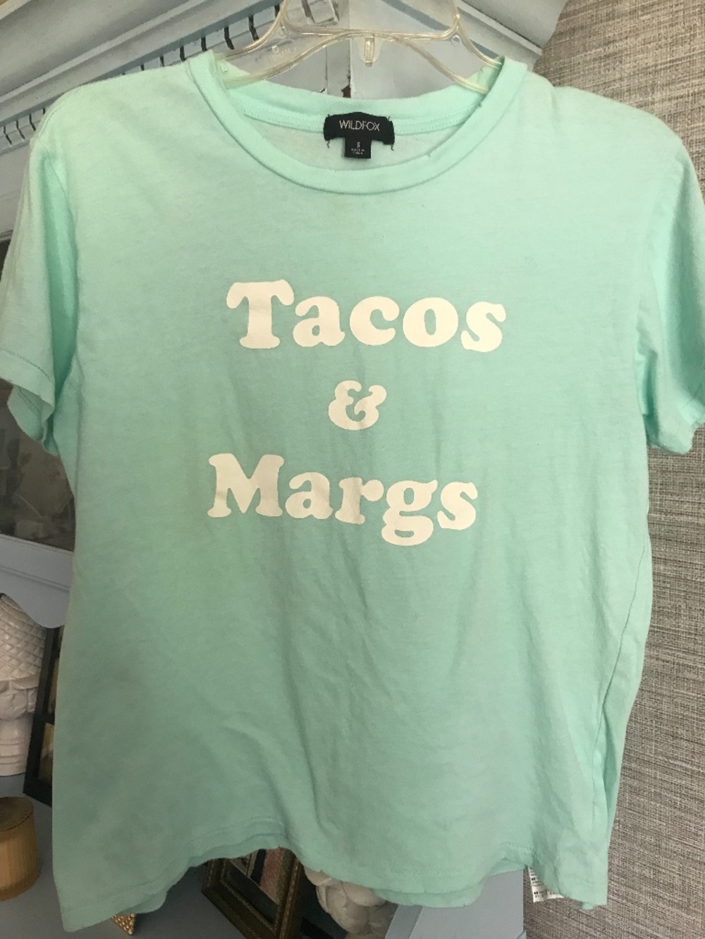 Wild fox Tacos & Marqs T-Shirt Size Small